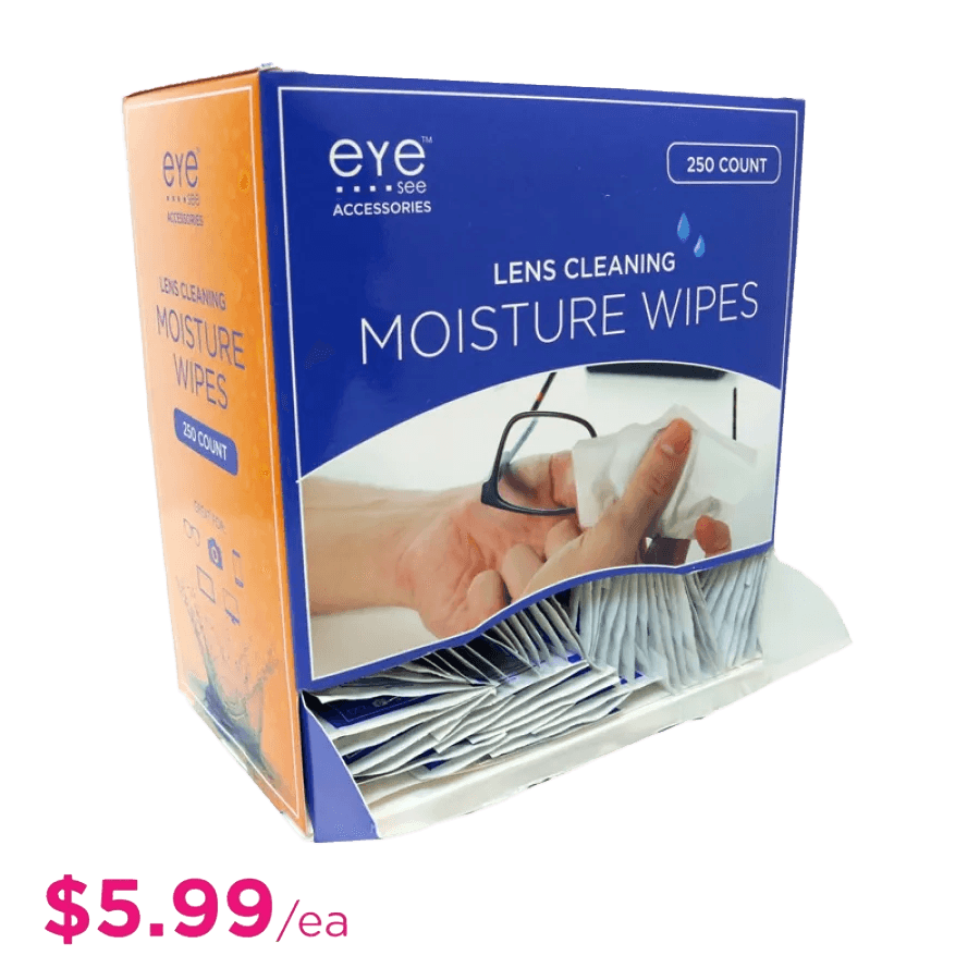 250 Count Moisture Wipes Packed in Gravity Fed Box